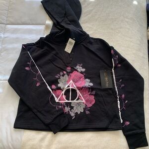 Harry Potter for Hot Topic cropped hoodie